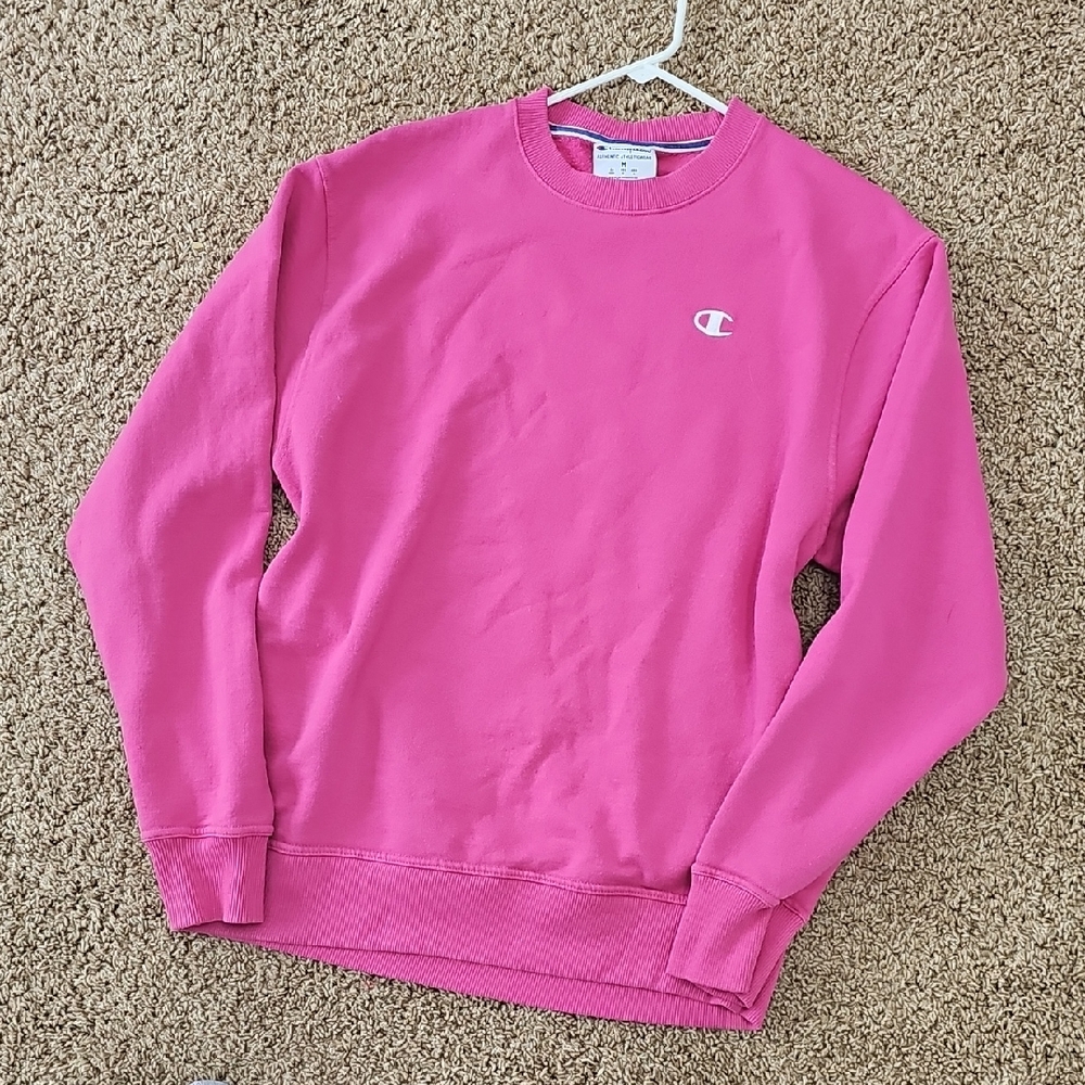 Champion Crewneck Sweater - Vibrant Pink